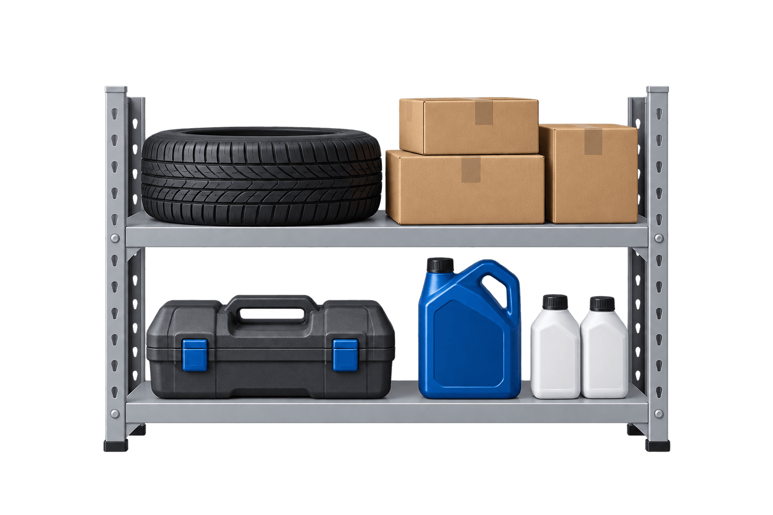 Organized automotive parts inventory